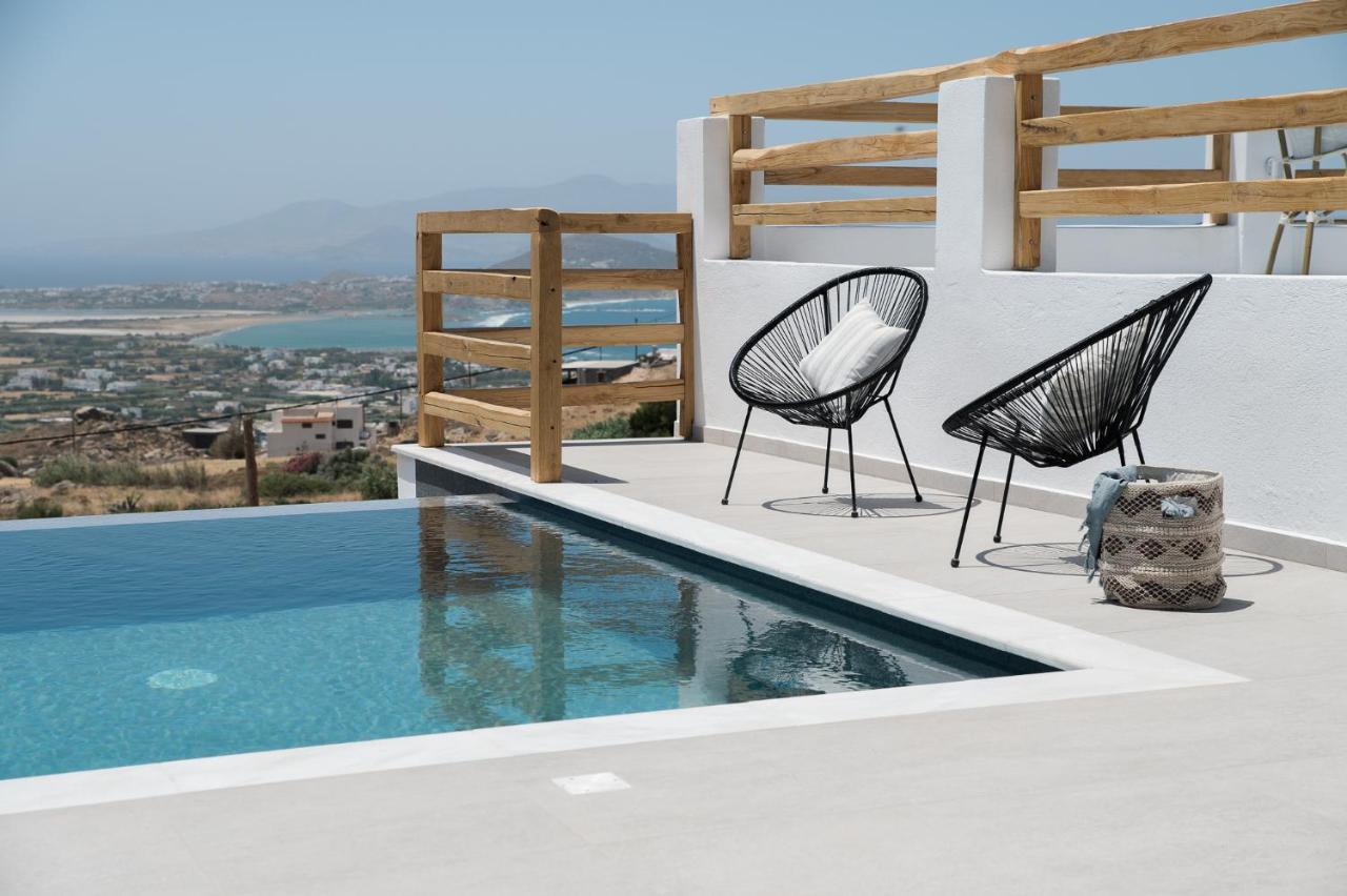 Naxos Skyline Deluxe Villas Agkidia Extérieur photo