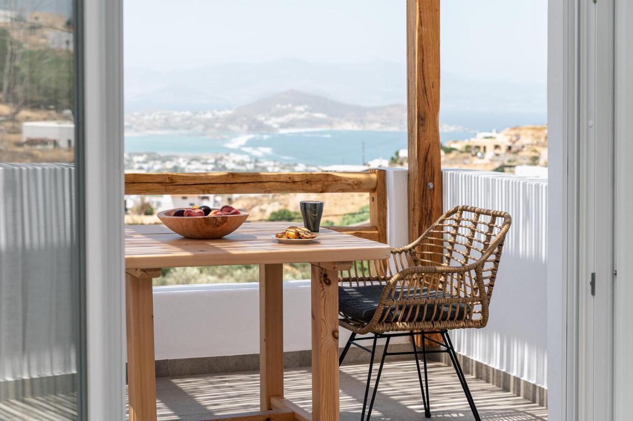 Naxos Skyline Deluxe Villas Agkidia Extérieur photo