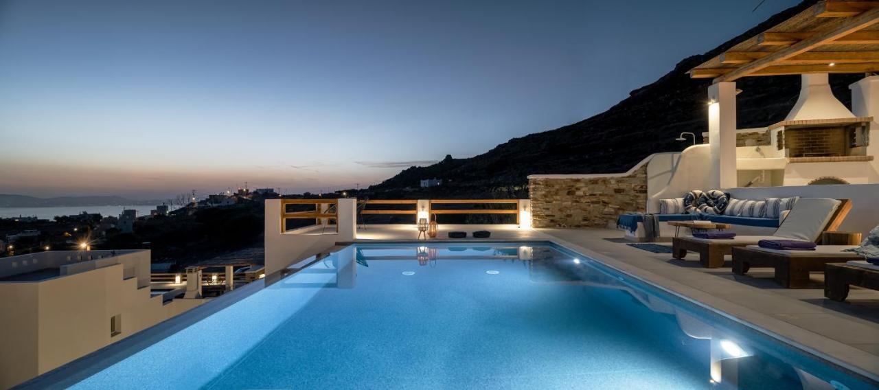 Naxos Skyline Deluxe Villas Agkidia Extérieur photo