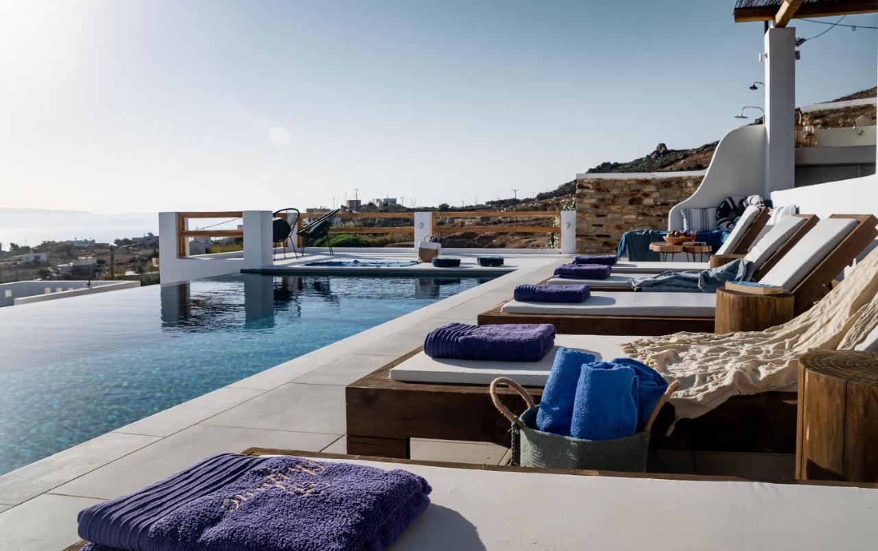 Naxos Skyline Deluxe Villas Agkidia Extérieur photo