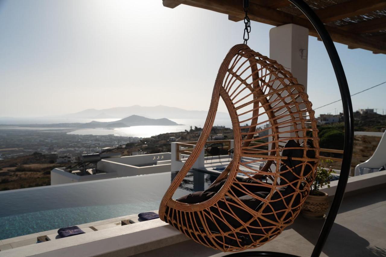 Naxos Skyline Deluxe Villas Agkidia Extérieur photo