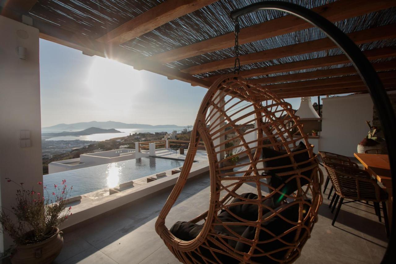 Naxos Skyline Deluxe Villas Agkidia Extérieur photo